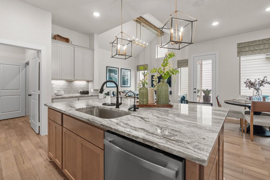 Furnished interior view inside a new home in The Crossvine – Garden Homes, Schertz (Image 16). Furnished interior view inside a new home in The Crossvine – Garden Homes, Schertz (Image 16).
