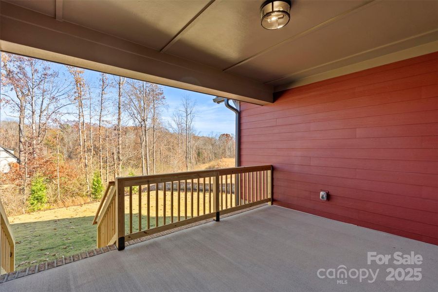 Exterior details and patio area of a home in Riverwalk, Rock Hill (Image 22).