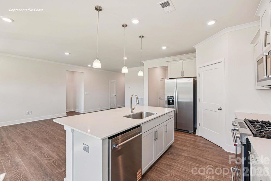 Furnished interior view inside a new home in Westport, York (Image 6).