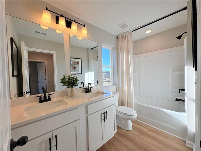 Furnished interior view inside a new home in Hemingway, Cumming (Image 11).