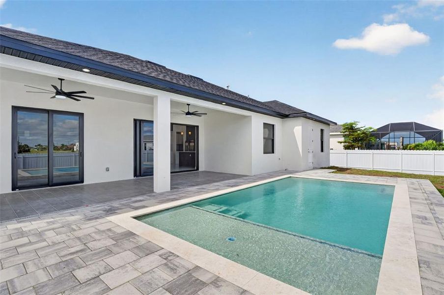 Exterior details and patio area of a home in , Cape Coral (Image 28).