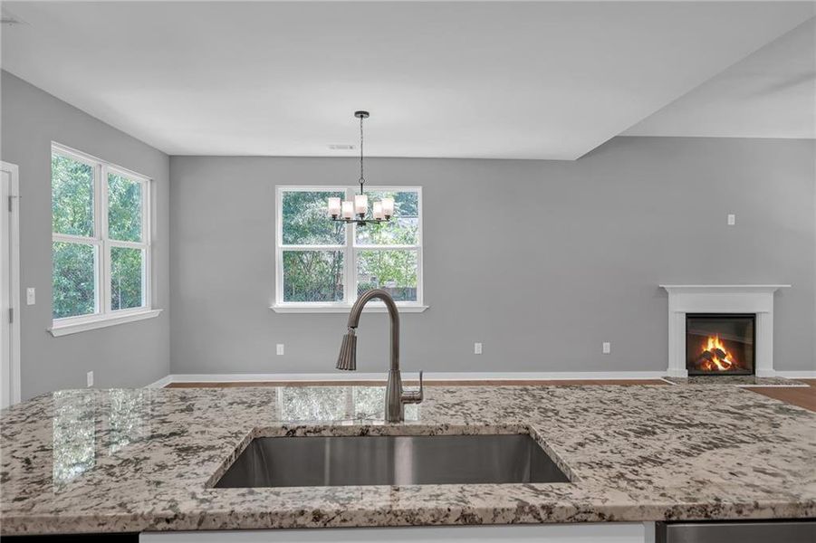 Close-up of interior finishes inside a home in , Covington (Image 13).