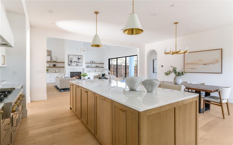 Furnished interior view inside a new home in , Dallas (Image 10).