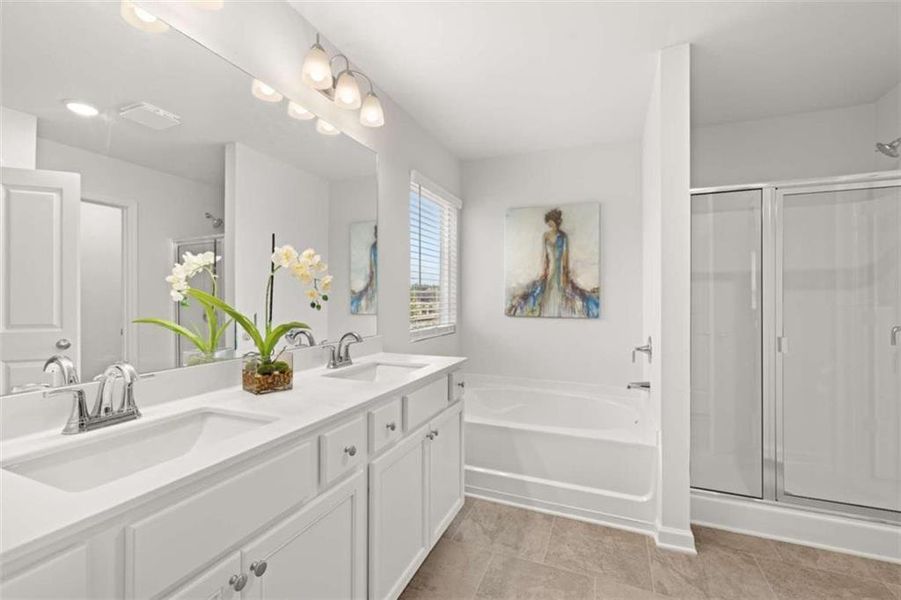 Furnished interior view inside a new home in Union Village, McDonough (Image 12).