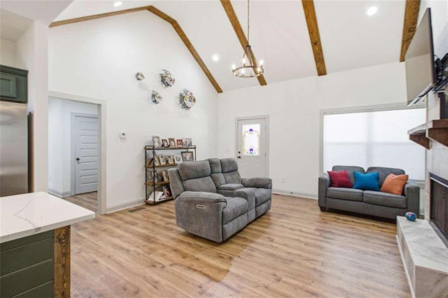 Furnished interior view inside a new home in , Clarkesville (Image 29).