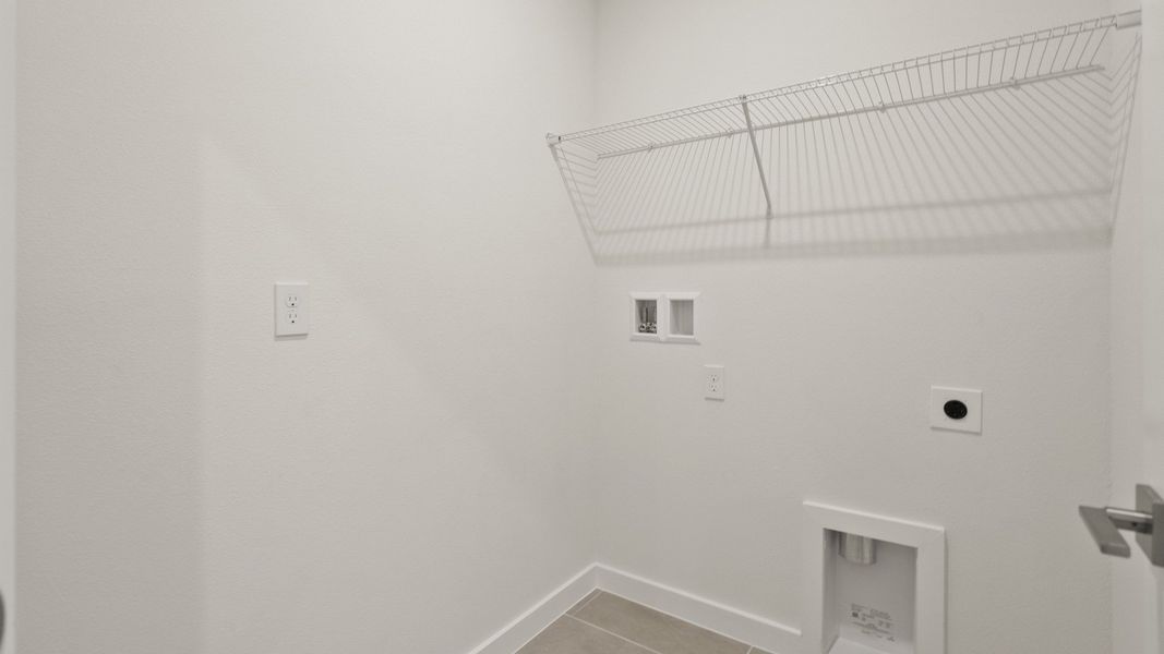 Laundry Room in the Flagler by DRB Homes in Hamilton Bluff Laundry Room in the Flagler by DRB Homes in Hamilton Bluff