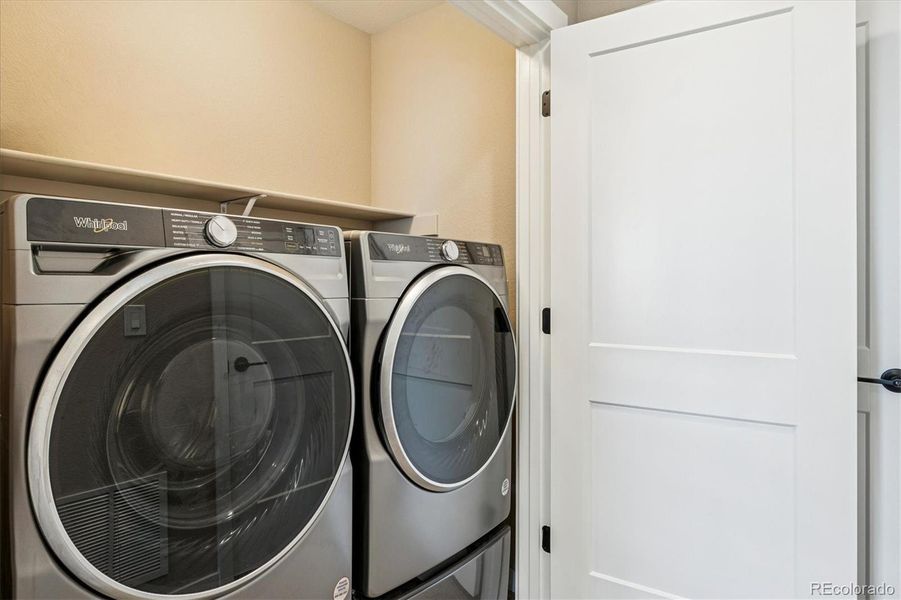 Upper Level Laundry Closet - Premium Washer & Dryer Included Upper Level Laundry Closet - Premium Washer & Dryer Included