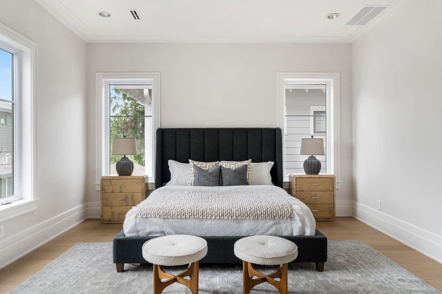 Furnished interior view inside a new home in , Houston (Image 11).