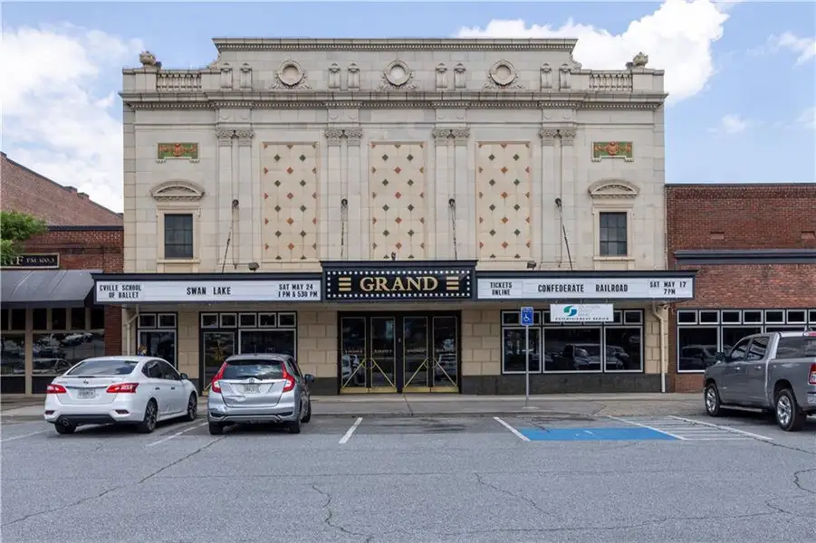 Front exterior of a new home in Kingsley, Acworth, GA, highlighting curb appeal (Image 25).