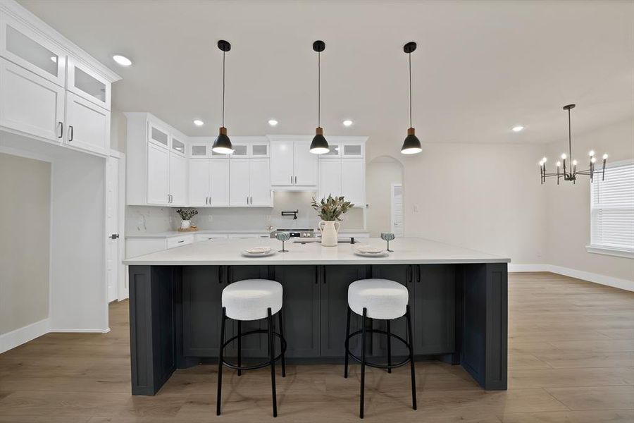 Furnished interior view inside a new home in , Decatur (Image 5).