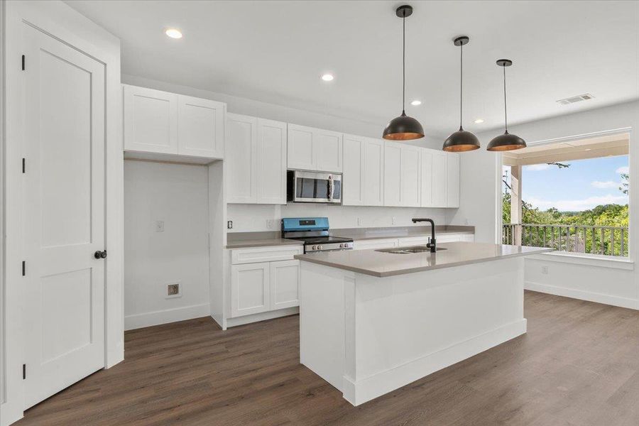 Furnished interior view inside a new home in , Bastrop (Image 8).