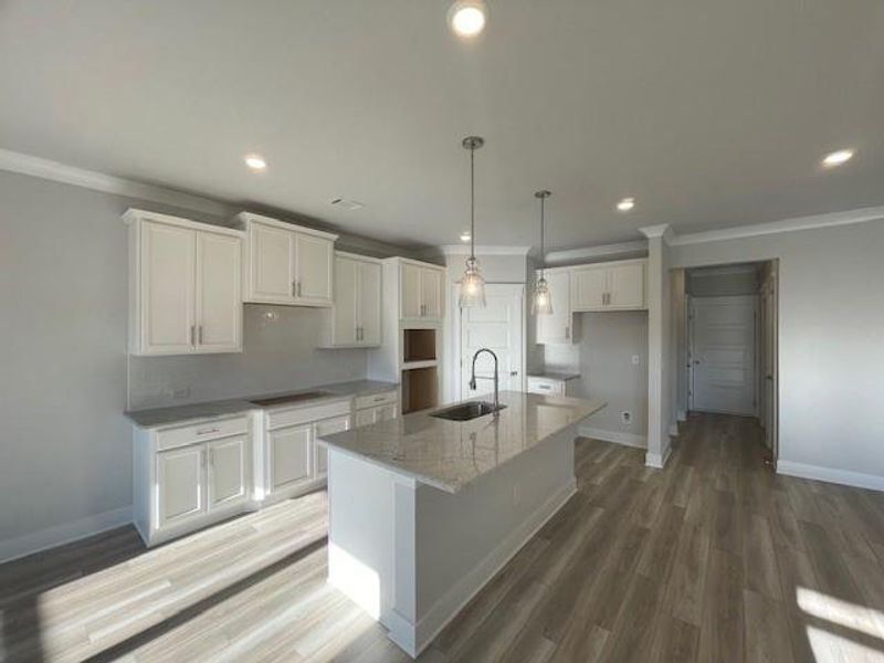 Furnished interior view inside a new home in Ponderosa Farms Estates, Gainesville (Image 10).