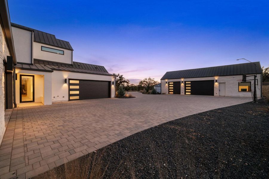 Exterior details and patio area of a home in , Austin (Image 4). Exterior details and patio area of a home in , Austin (Image 4).