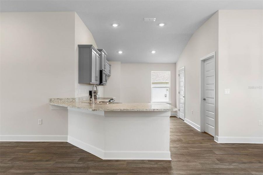 Furnished interior view inside a new home in Palm Coast, Palm Coast (Image 9). Furnished interior view inside a new home in Palm Coast, Palm Coast (Image 9).