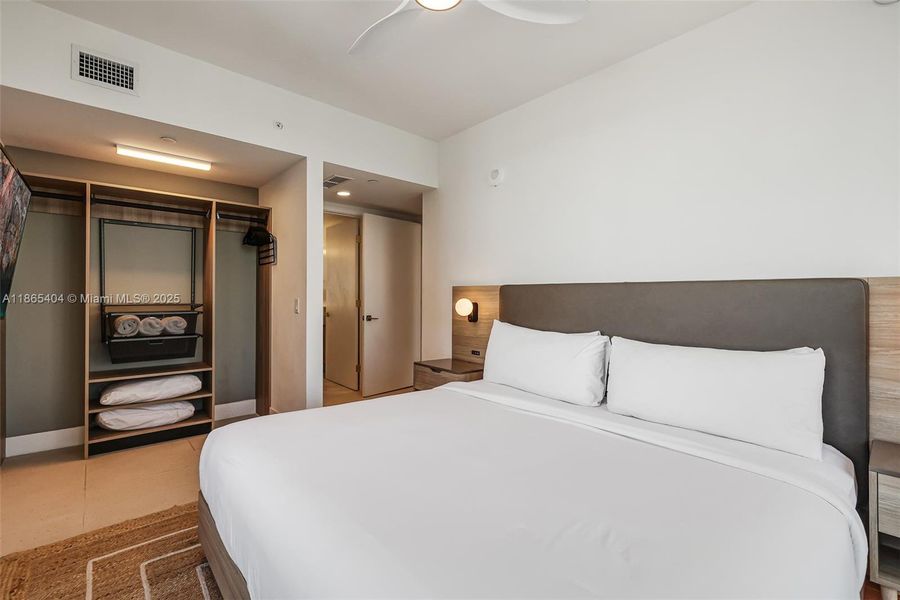 Furnished interior view inside a new home in , Miami (Image 17). Furnished interior view inside a new home in , Miami (Image 17).