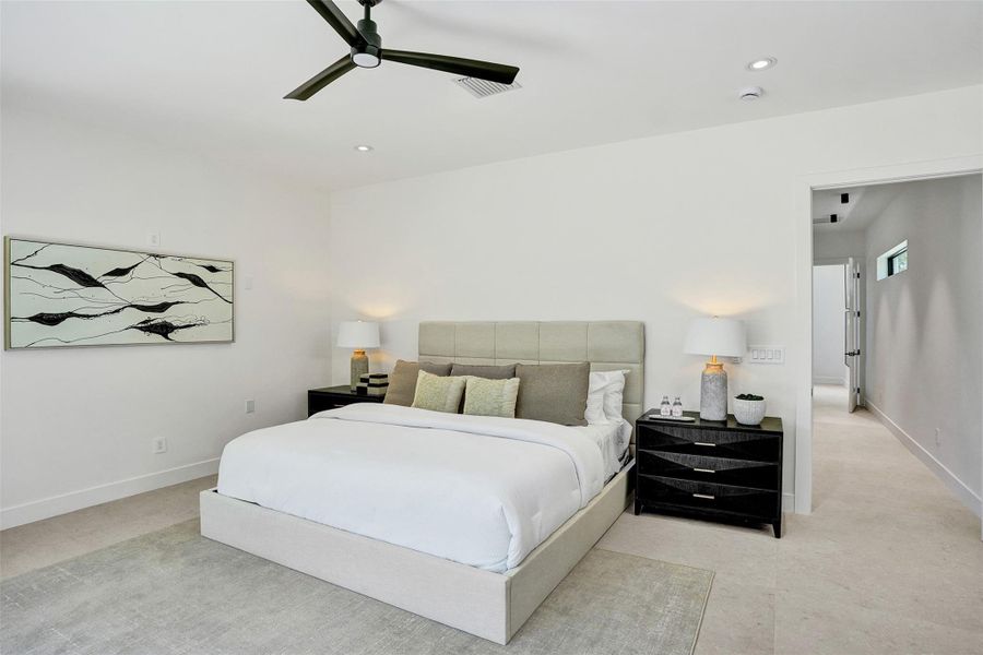 Furnished interior view inside a new home in , Lighthouse Point (Image 30).