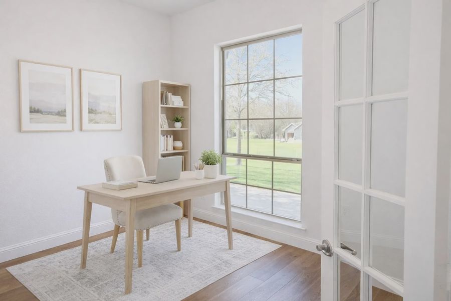 Representative furnished interior of a home built from the Hudson III by Cheldan Homes in Terra Vista Estates, Springtown (Image 6).