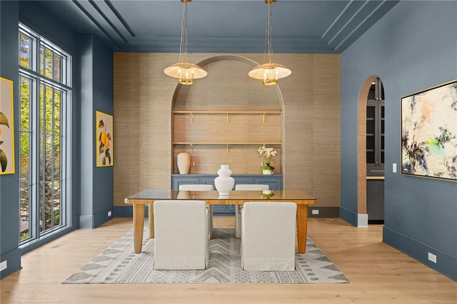 Furnished interior view inside a new home in , Brookhaven (Image 32).