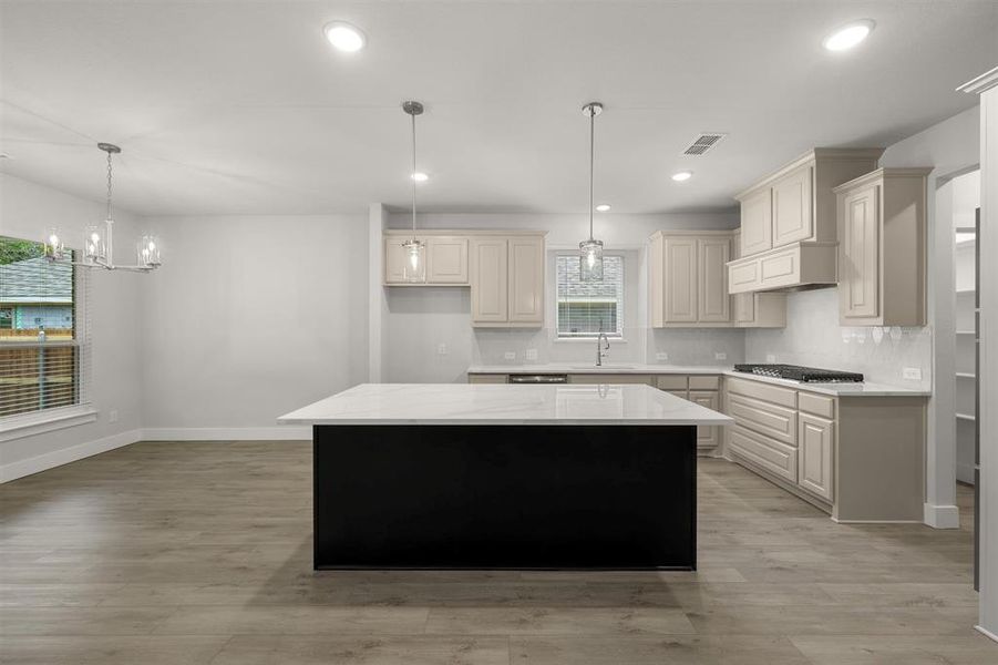 Furnished interior view inside a new home in Oaks of North Grove, Waxahachie (Image 15).