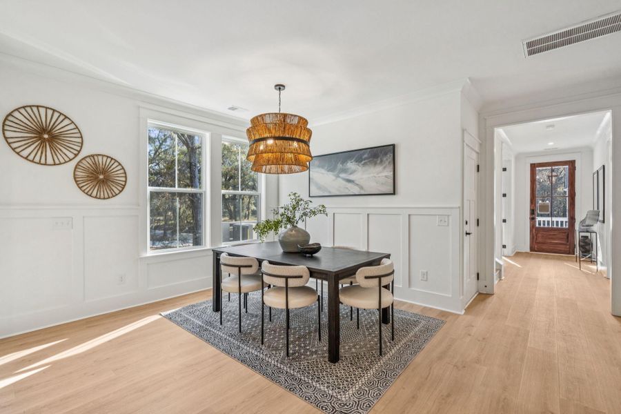 Furnished interior view inside a new home in Waterloo Estates, Johns Island (Image 22).