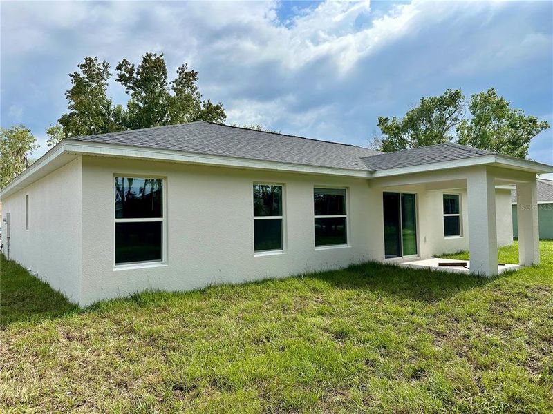 Exterior details and patio area of a home in , Lakeland (Image 3). Exterior details and patio area of a home in , Lakeland (Image 3).