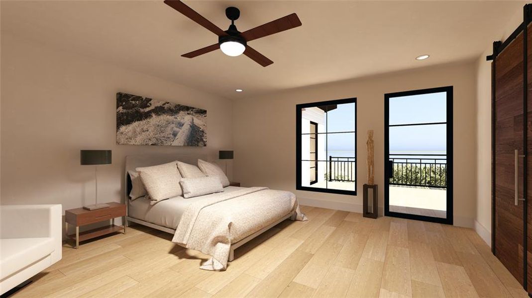 Furnished interior view inside a new home in , Rockwall (Image 7).