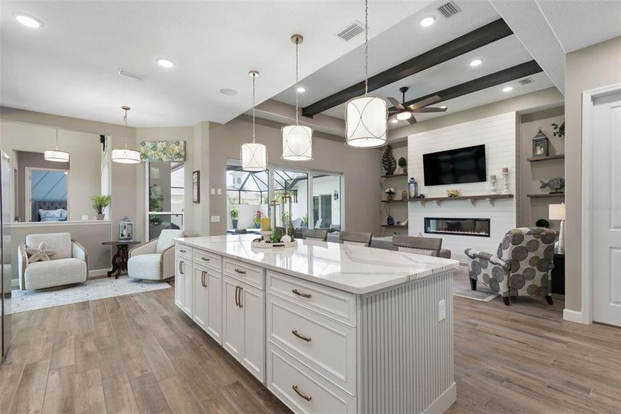 Furnished interior view inside a new home in Toscana, Palm Coast (Image 27).