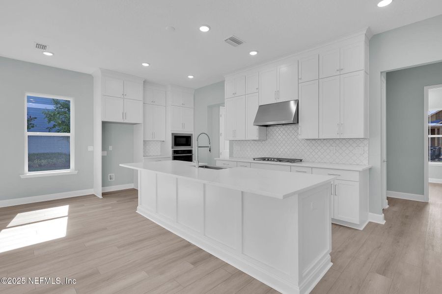 Furnished interior view inside a new home in Seabrook Village at Seabrook, Nocatee (Image 6). Furnished interior view inside a new home in Seabrook Village at Seabrook, Nocatee (Image 6).