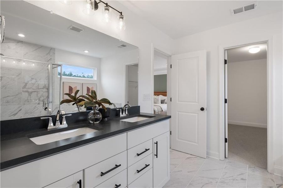 Furnished interior view inside a new home in Briar Creek, Atlanta (Image 17).
