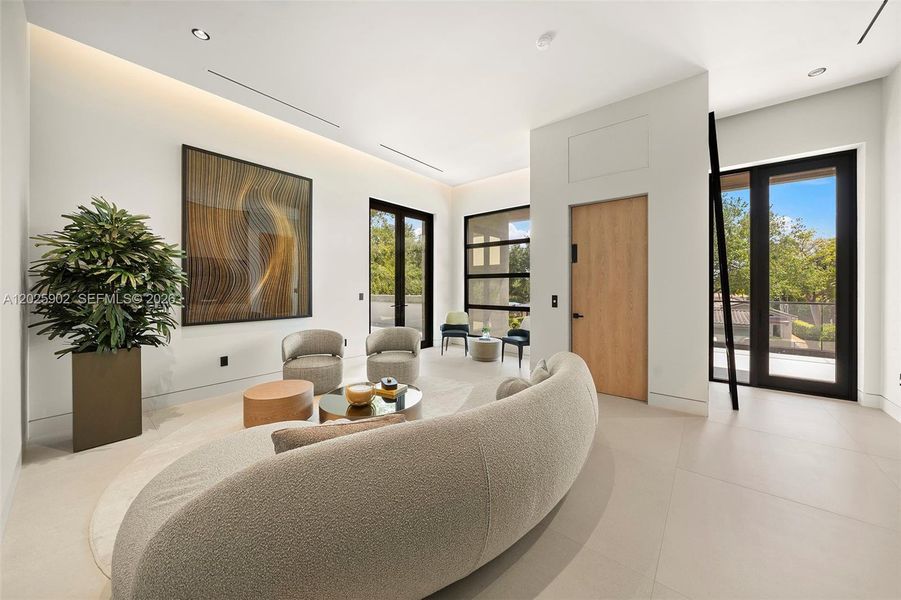 Furnished interior view inside a new home in , Miami (Image 13). Furnished interior view inside a new home in , Miami (Image 13).