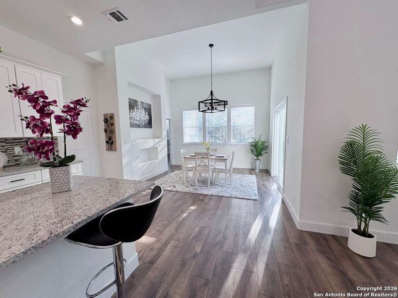Furnished interior view inside a new home in , Spring Branch (Image 17).