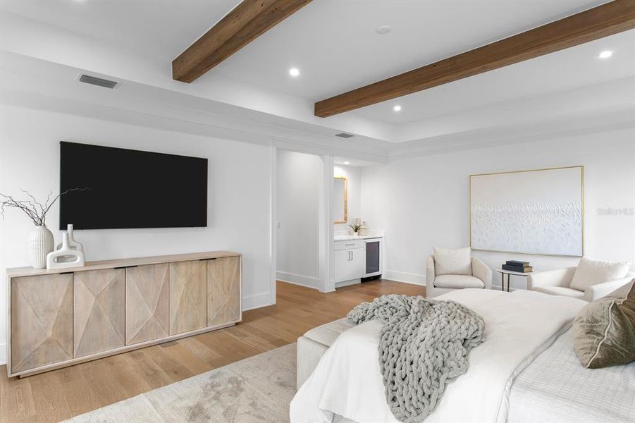 Furnished interior view inside a new home in , Tampa (Image 32).