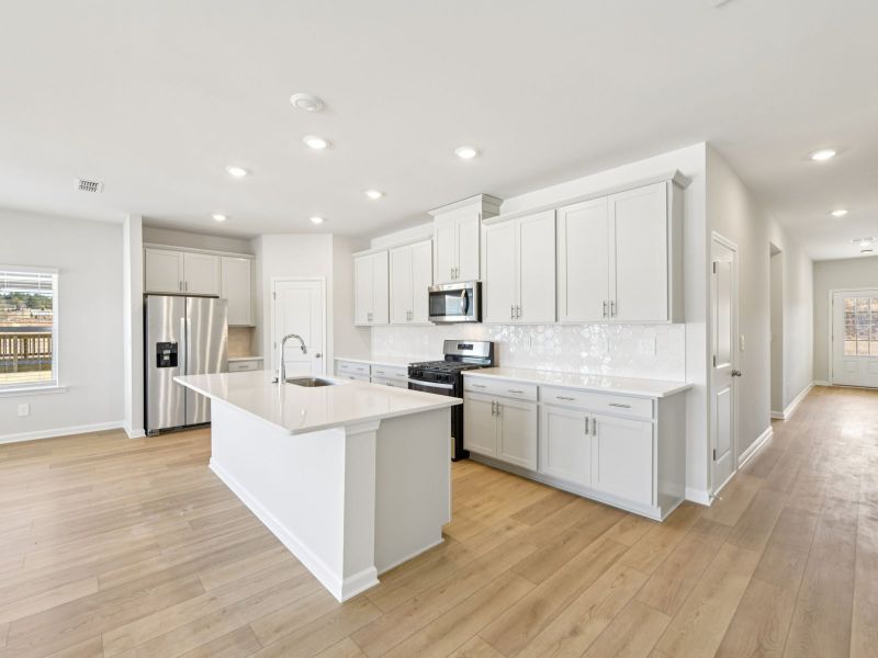 Furnished interior view inside a new home in Preserve at Mountain Creek, Pendergrass (Image 5).