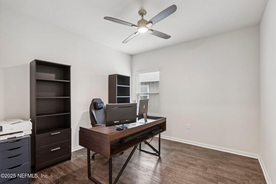 Furnished interior view inside a new home in Cross Creek Express, Green Cove Springs (Image 36).