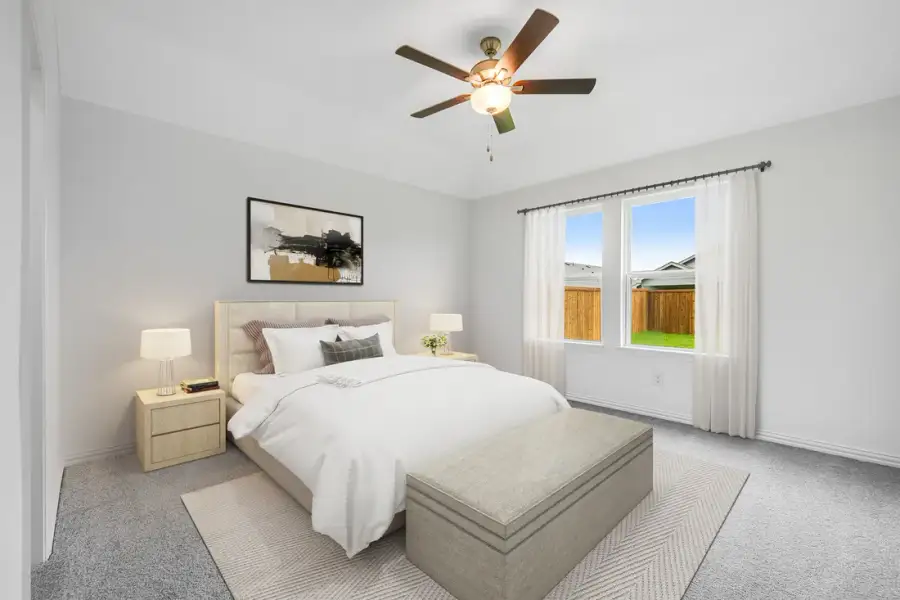 Furnished interior view inside a new home in River Ridge, Crandall (Image 4).