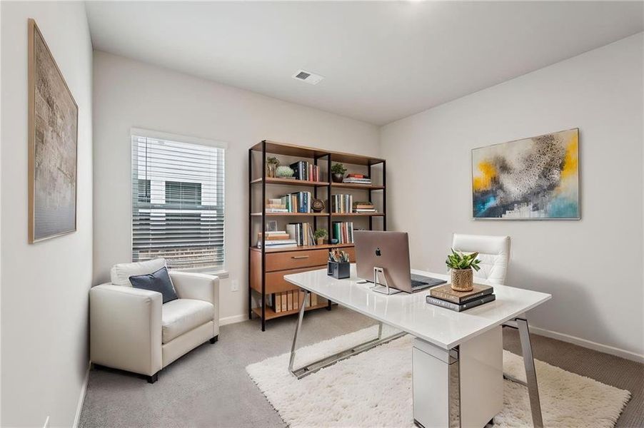 Furnished interior view inside a new home in Westmont Preserve, Powder Springs (Image 19). Furnished interior view inside a new home in Westmont Preserve, Powder Springs (Image 19).