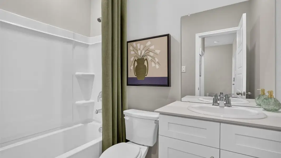 Furnished interior view inside a new home in Eagle Creek, Denton (Image 19).