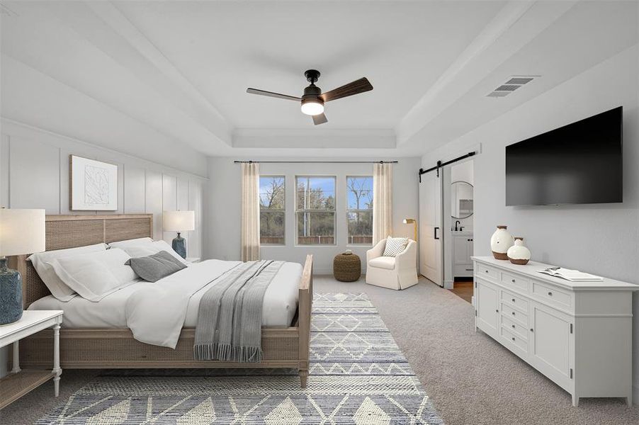 Furnished interior view inside a new home in Heritage Ranch, Sherman (Image 19).