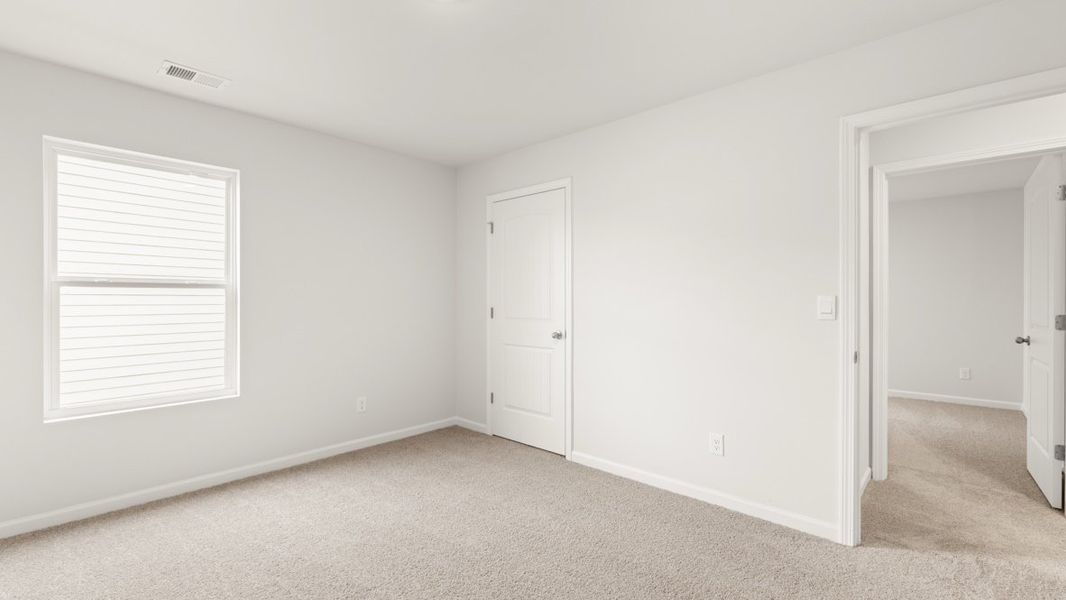 Representative unfurnished interior of a home built from the Elle by D.R. Horton in South Wind, South Fulton (Image 26). Representative unfurnished interior of a home built from the Elle by D.R. Horton in South Wind, South Fulton (Image 26).