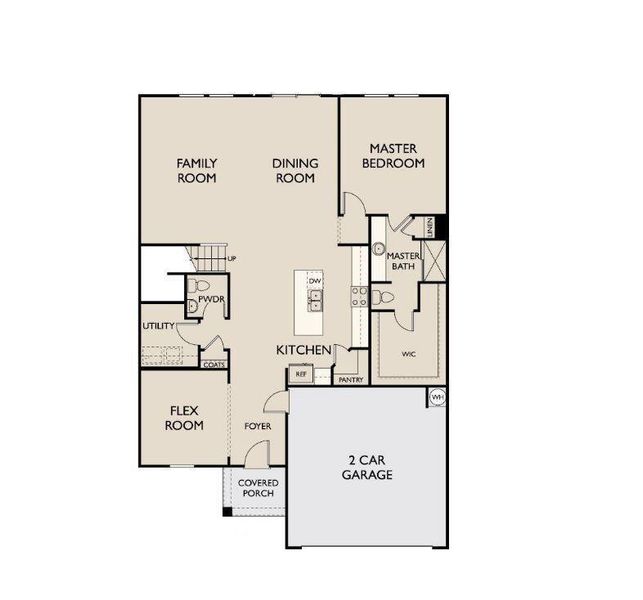 2D floor plan layout of this home in Royal Pines, Porter, TX (Image 2). 2D floor plan layout of this home in Royal Pines, Porter, TX (Image 2).
