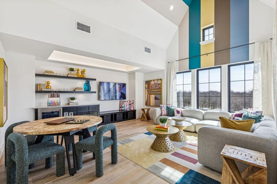 Representative furnished interior of a home built from the Grand Park Place by Grand Homes in Park Place, Prosper (Image 17).