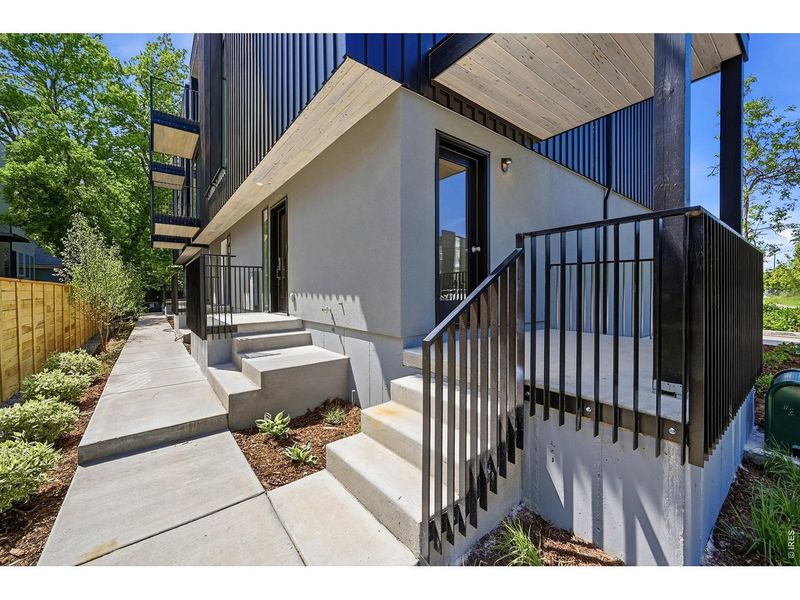 Exterior details and patio area of a home in , Boulder (Image 3).