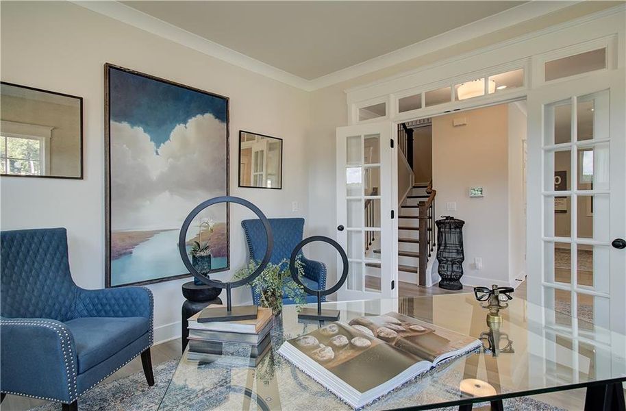 Furnished interior view inside a new home in Rosewood Lake Estates, Hoschton (Image 5).