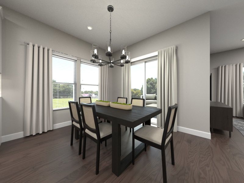 Furnished interior view inside a new home in Woodmont, Smyrna (Image 3).