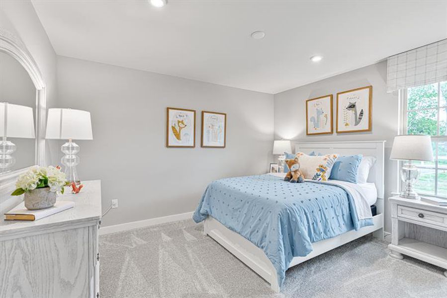 Representative furnished interior of a home built from the Anderson by Ryan Homes in Canterbrook Farms, Fountain Inn (Image 38).