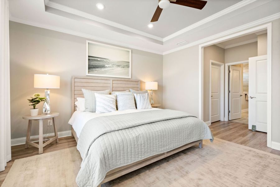 Furnished interior view inside a new home in Sun City Hilton Head, Bluffton (Image 17).