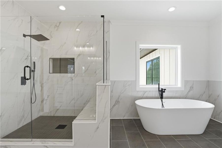 Furnished interior view inside a new home in , Marietta (Image 7).