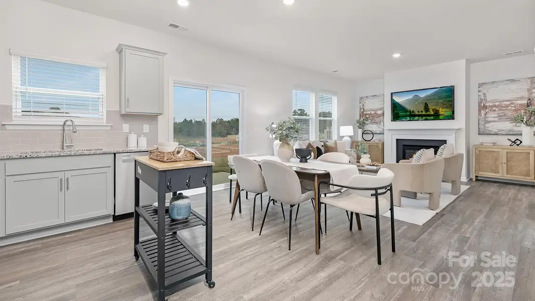 Furnished interior view inside a new home in Zion Springs, Hickory (Image 12).