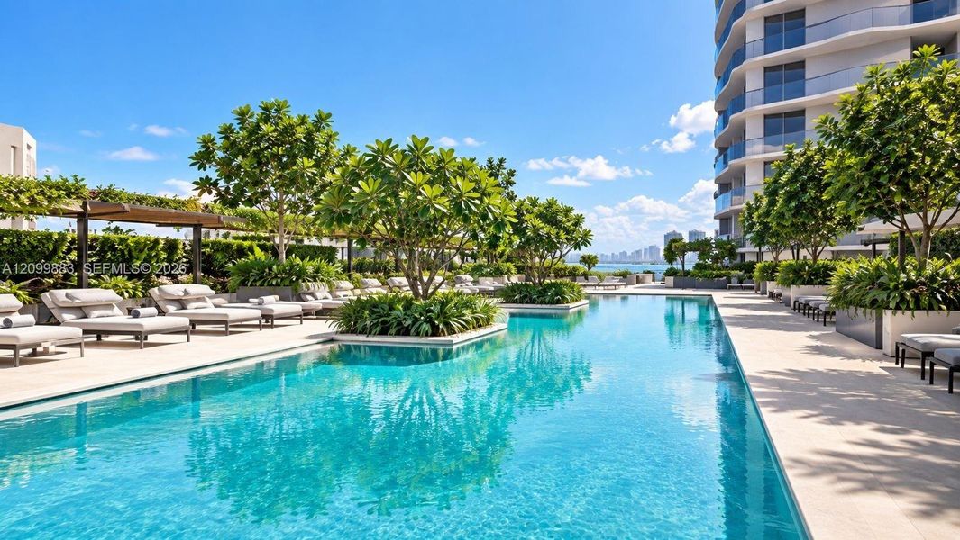 Condo located in Miami, FL showcasing its design and architecture (Image 16).