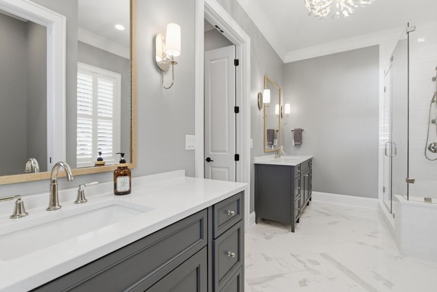 Furnished interior view inside a new home in , Mount Pleasant (Image 10).